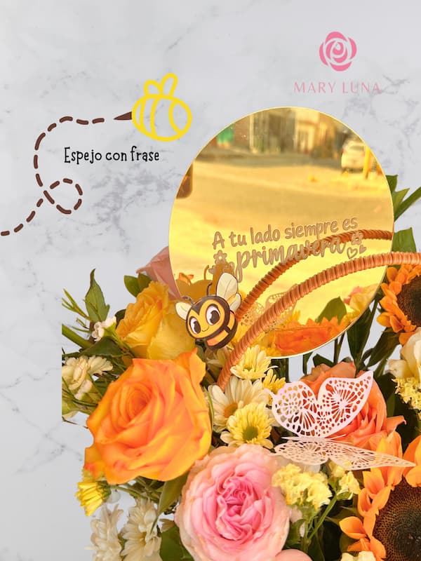 15 Canasta primavera